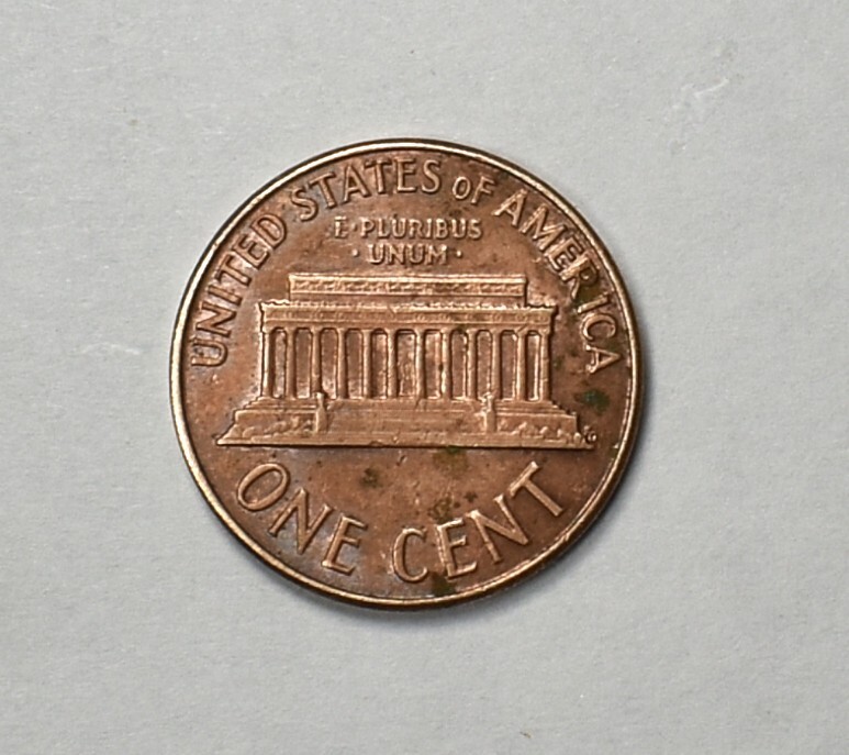 1963 Penny Error Die Break One Cent US Minted Coin Multi Error Doubling Pillars