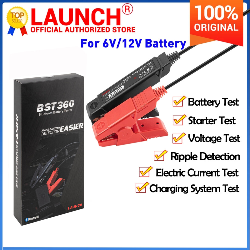 LAUNCH BST360 Bluetooth Battery Testers 12V Automotive Battery Analyzer Load