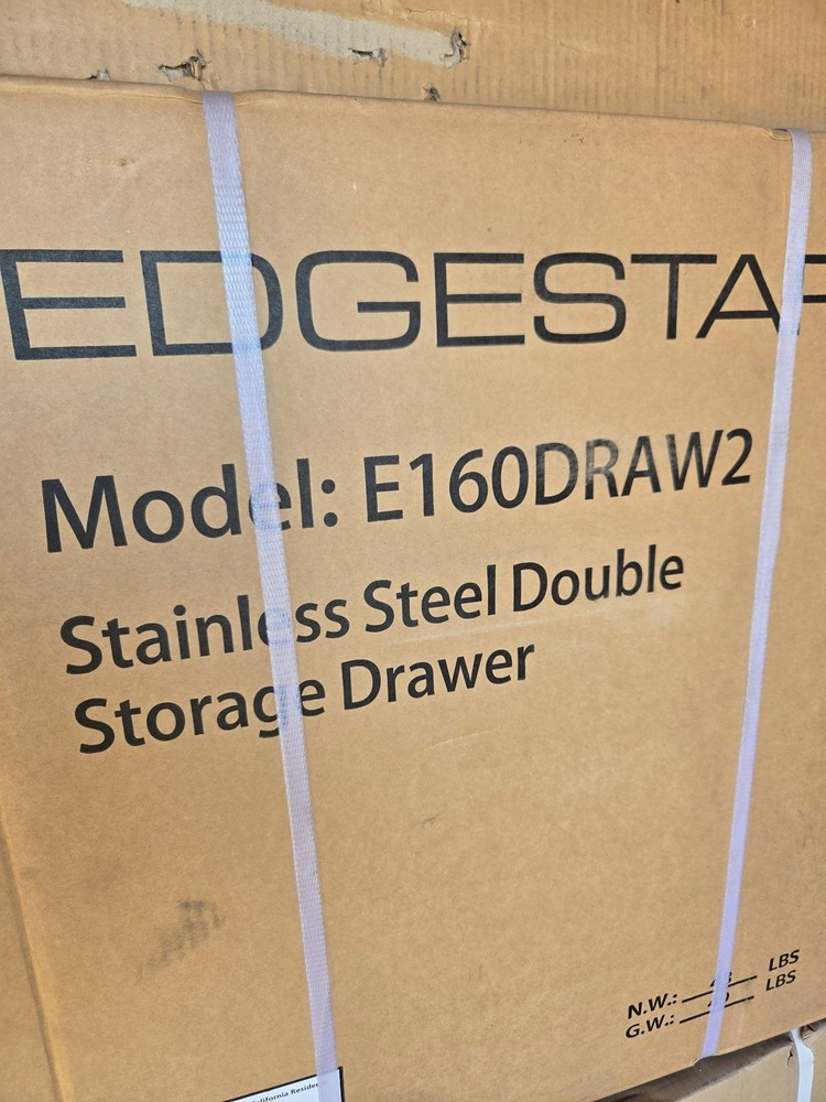 EdgeStar 16 Inch Wide Double Storage Drawers E160DRAW2