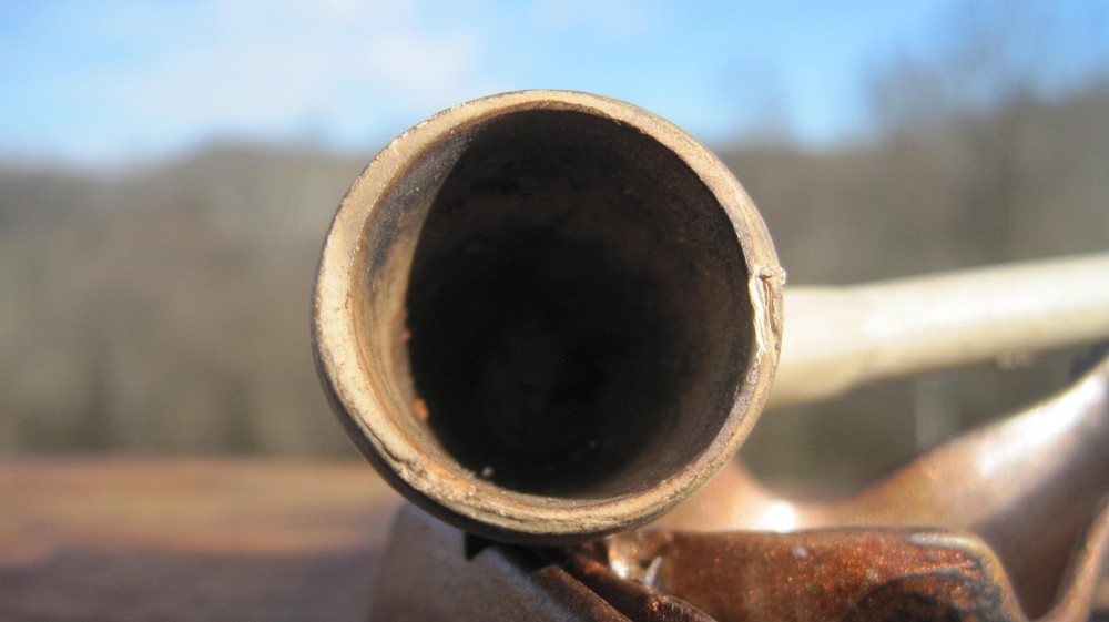White Clay Pipe Germany Smoking Estate Pipe 4.3/4" L