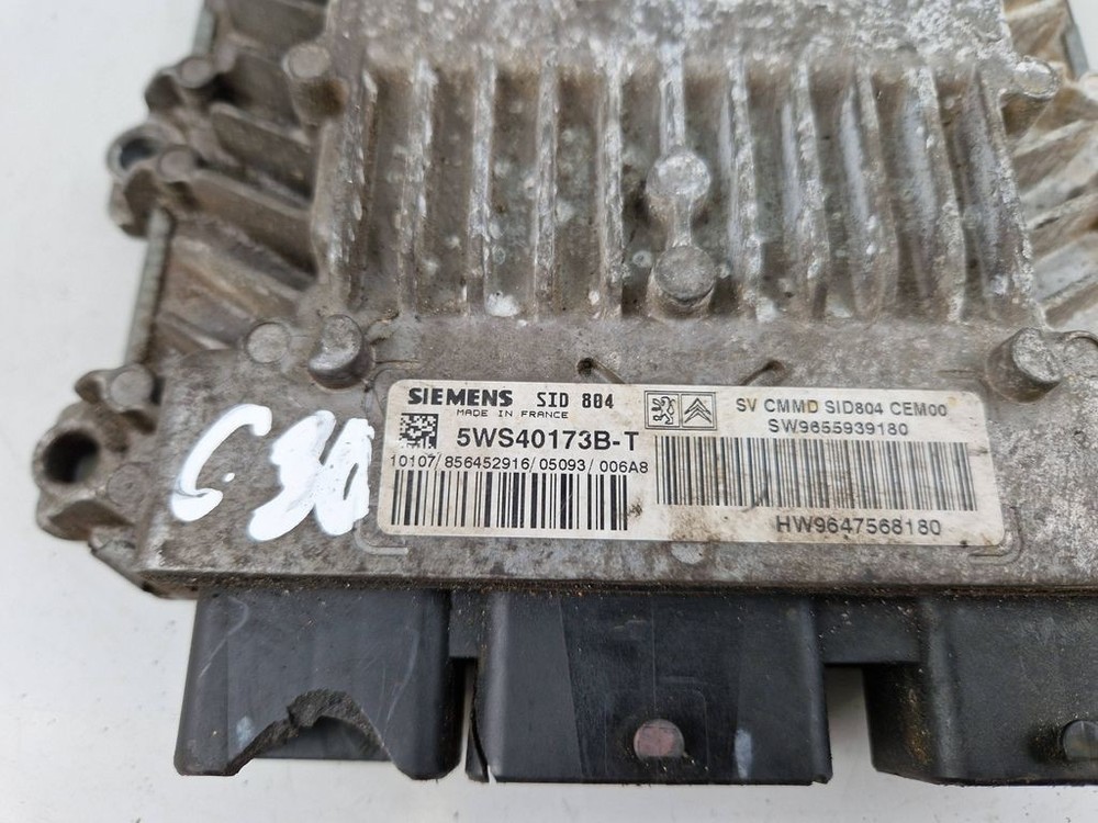 Citroen C3 2007 Engine Control Unit 9655939180 kW BVV2101