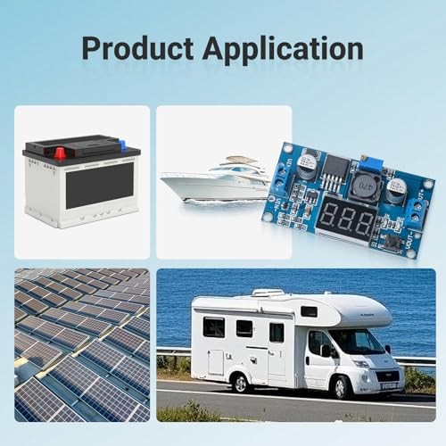 Blue LM2596 Adjustable DC-DC Buck Converter Step Down Module with LED 3PCS