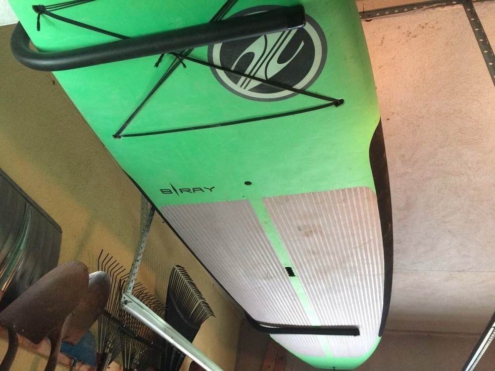 Paddleboard & Surfboard SUP Storage Rack Ceiling & Wall Mount Garage Organizer