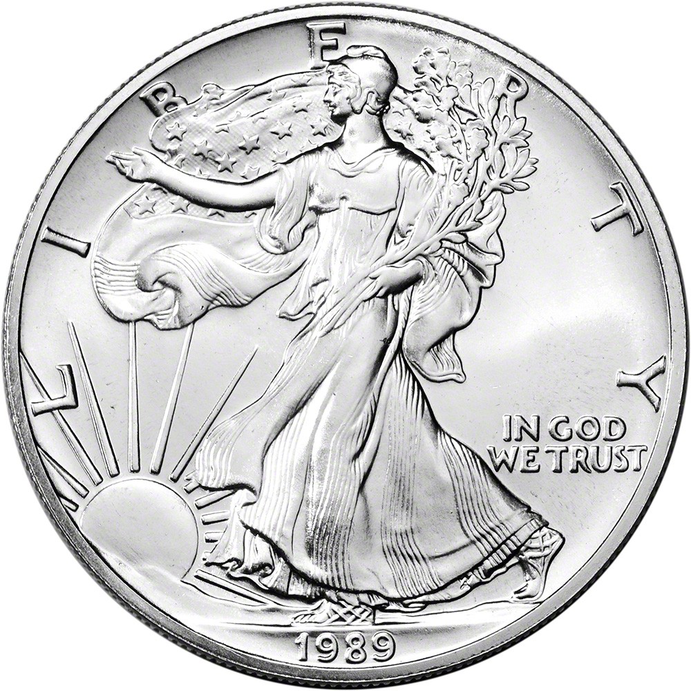 1989 American Silver Eagle Coin - NGC MS69