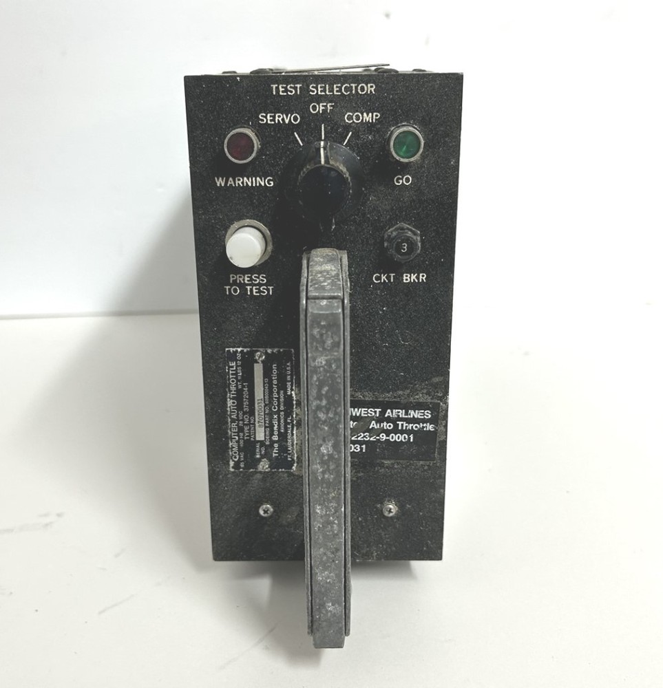 Bendix Aircraft Autothrottle Control Computer P/N 3757204-1