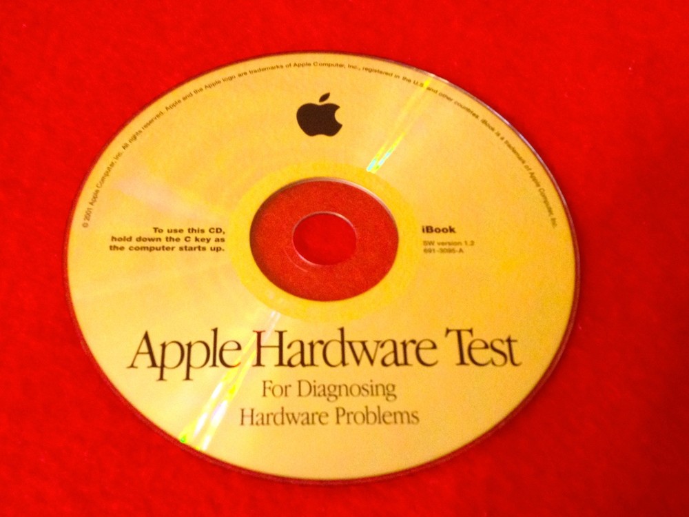 iBook AHT Disc v1.2  691-3095-A / Macintosh Computer Software