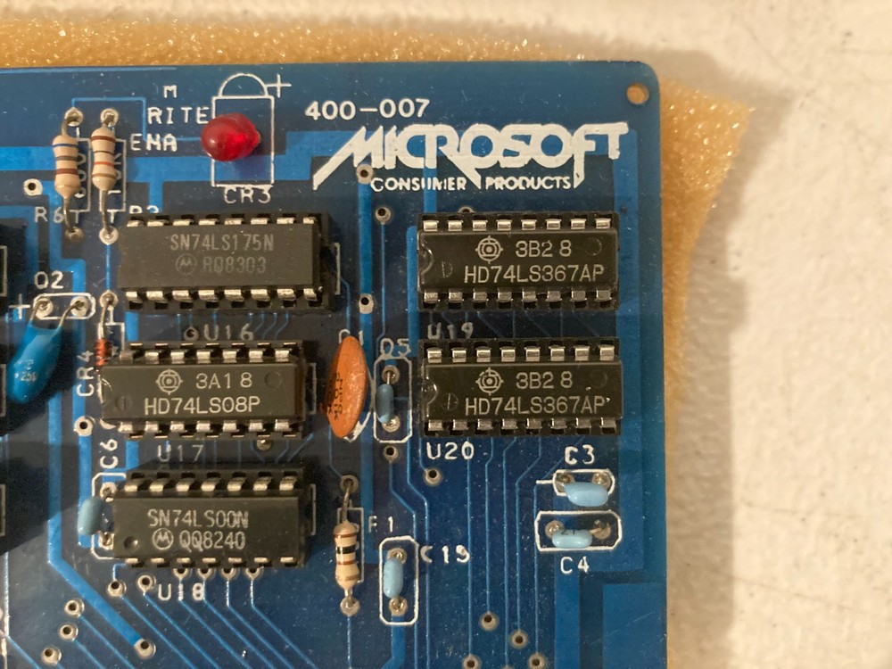Microsoft E-003 Ram Card & Apple II, II Plus (+), APL B Printer interface card