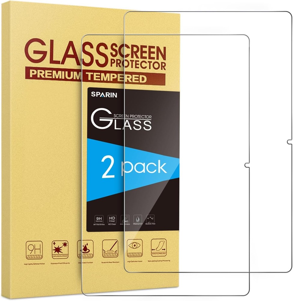 SPARIN 2 Pack Screen Protector for Samsung Galaxy Tab A9 Plus 11 Transparent