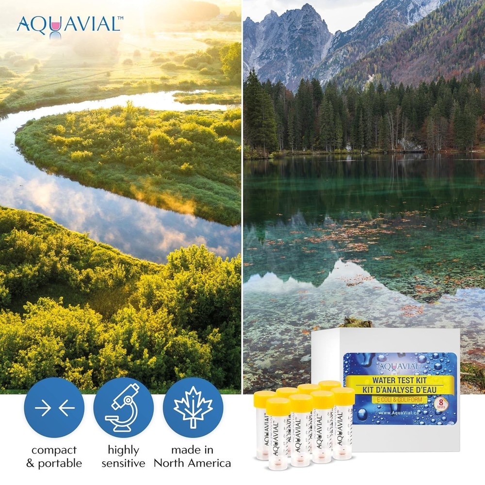 E. Coli Testing Kit - 8 Pack for Water Quality