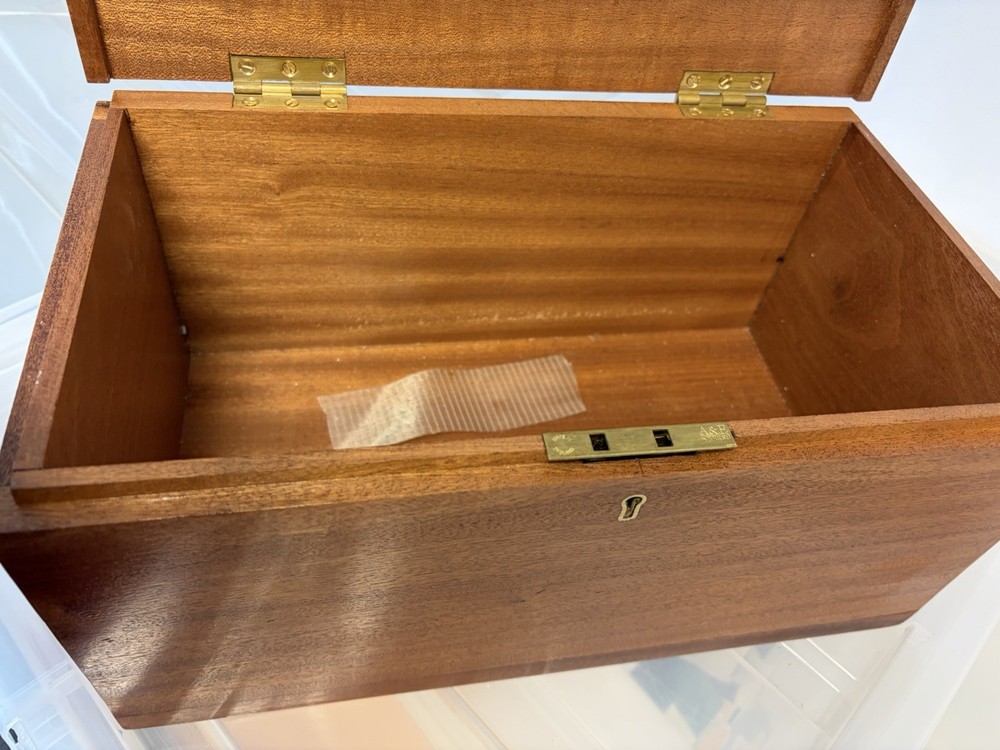 Mahogany Tool Box For Vintage Car