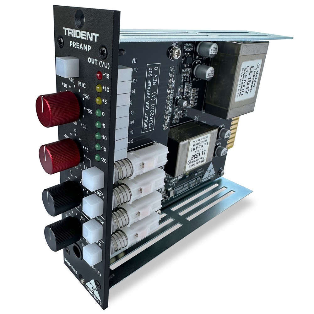 Trident 80B-PRE 500 Series Microphone Preamplifier Single-Slot Module
