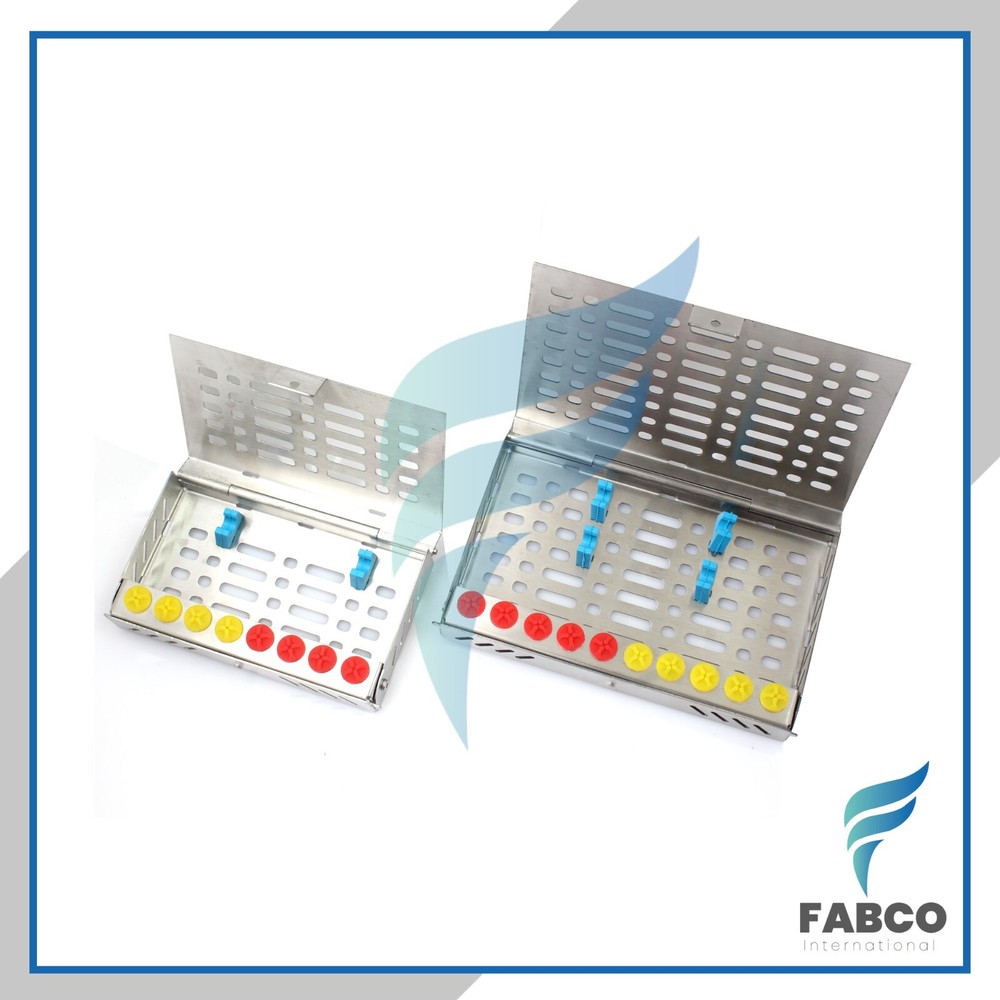 Dental Instrument Sterilization Organizer Cassette Kit Empty Box
