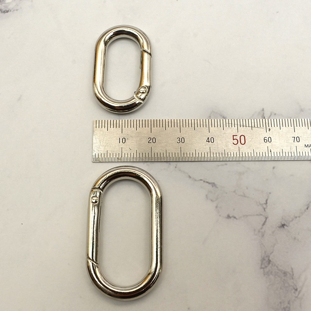 Open Oval Ring Two Size Key Ring Making Sub-materials Leather craft tools