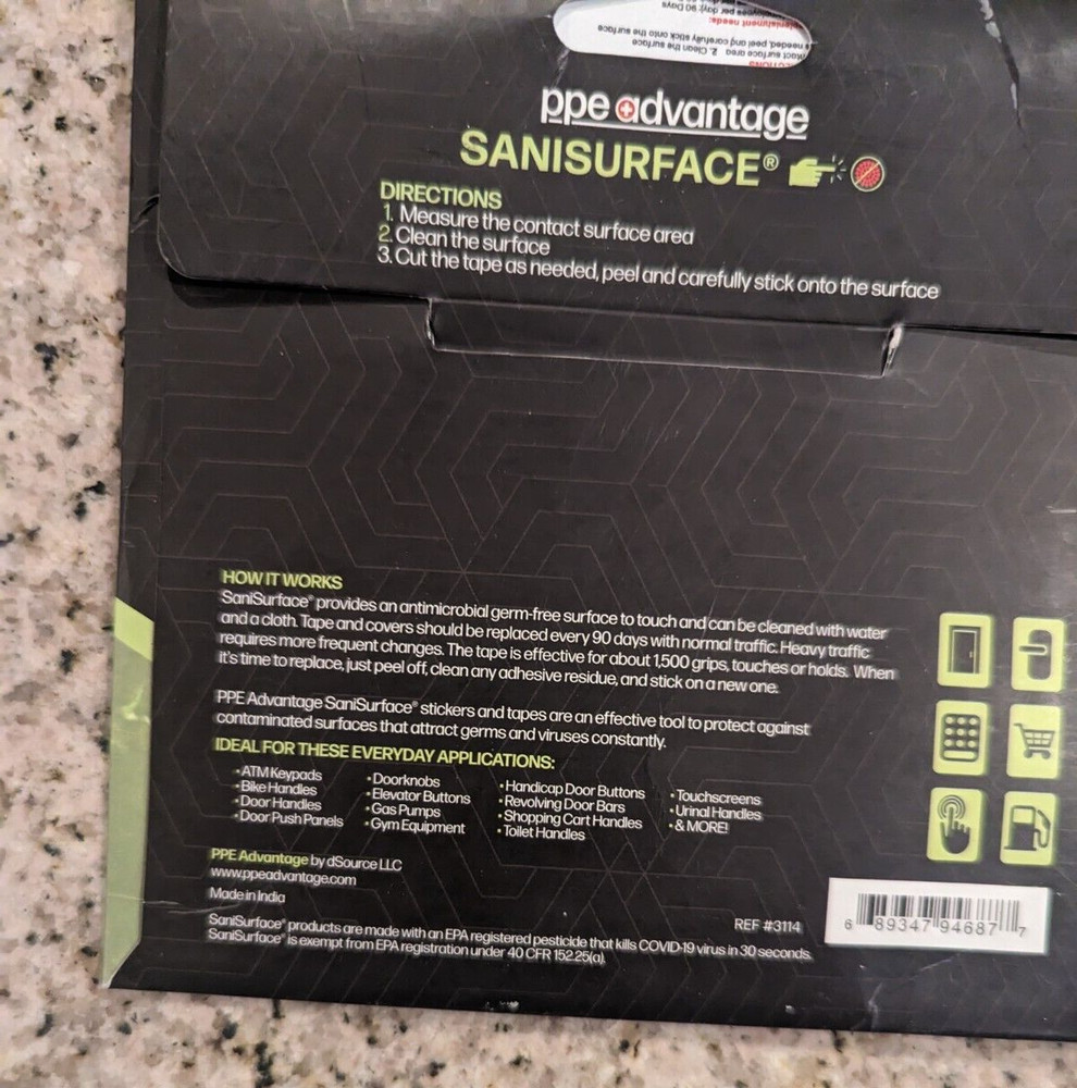 SaniSurface Key Pad Covers – 25 pcs