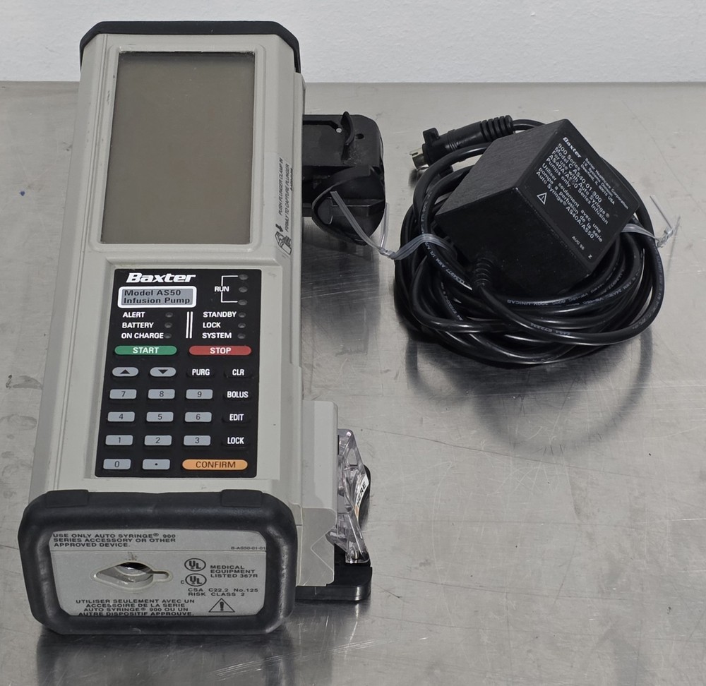 Baxter AS50 Infusion Pump with Power Supply