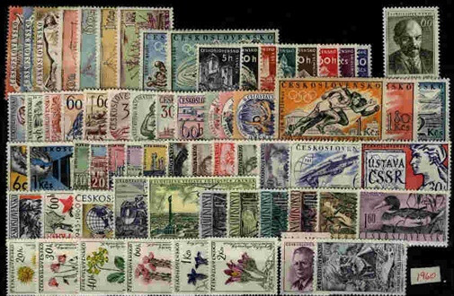 Czechoslovakia 1960    MNH Year set