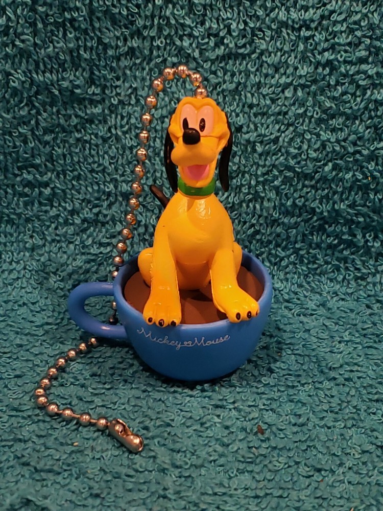 Disney Pluto In Tea Cup Light Pull and Fan Pull Set - Pluto