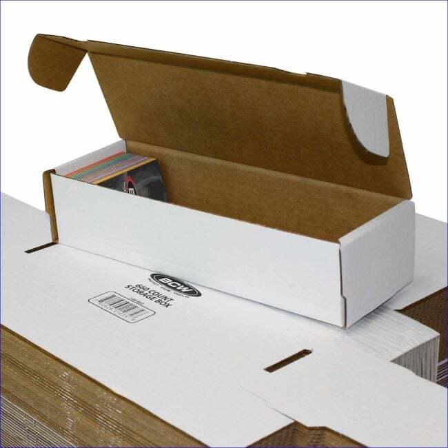 10 BCW 660 Count Card Storage Boxes