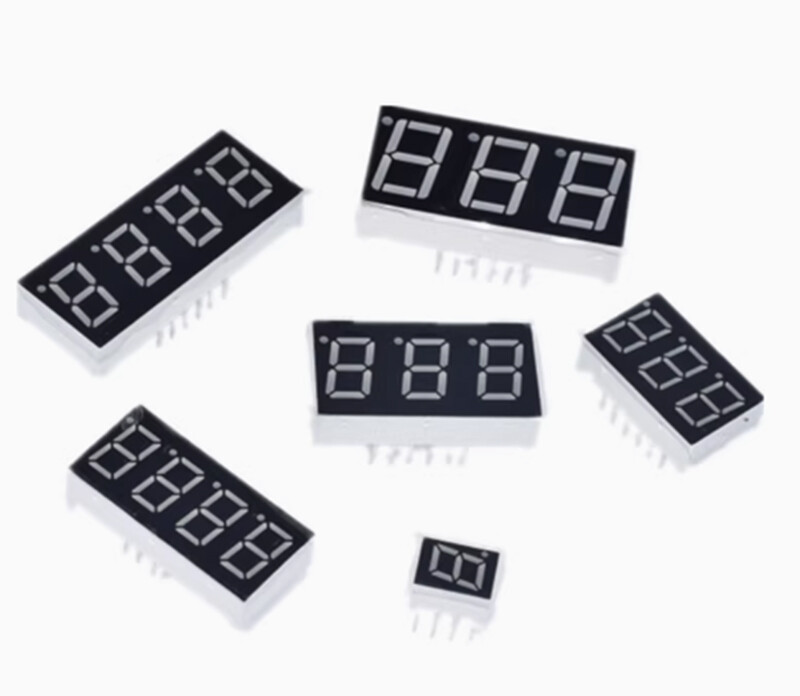 LED Segment Display Digital Tube 0.56" Common Anode/Cathode1/2/3/4Bit 4Bit Clock