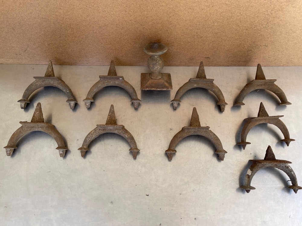 Antique Blacksmith Smith Forge Stake Dog & Clamp Forming Tool