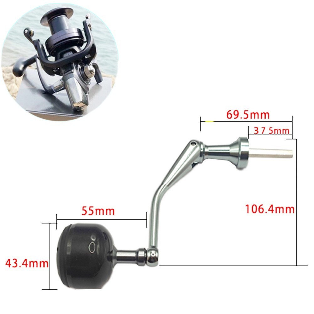 Enhanced Performance with For DAIWA For CROSSCAST Modified Reel Handle
