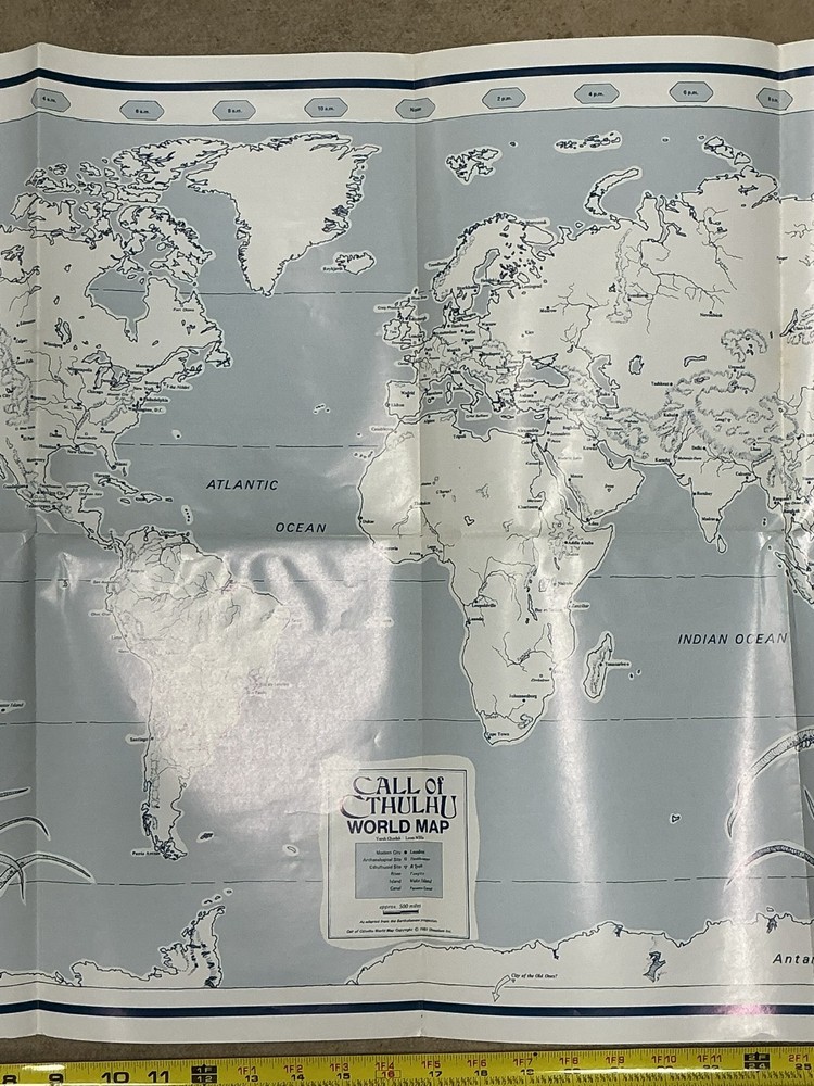 Call Of Cthulhu World Map