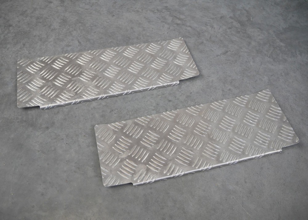 VW Caravelle 2019-2023 Silver Front Inner Step Covers