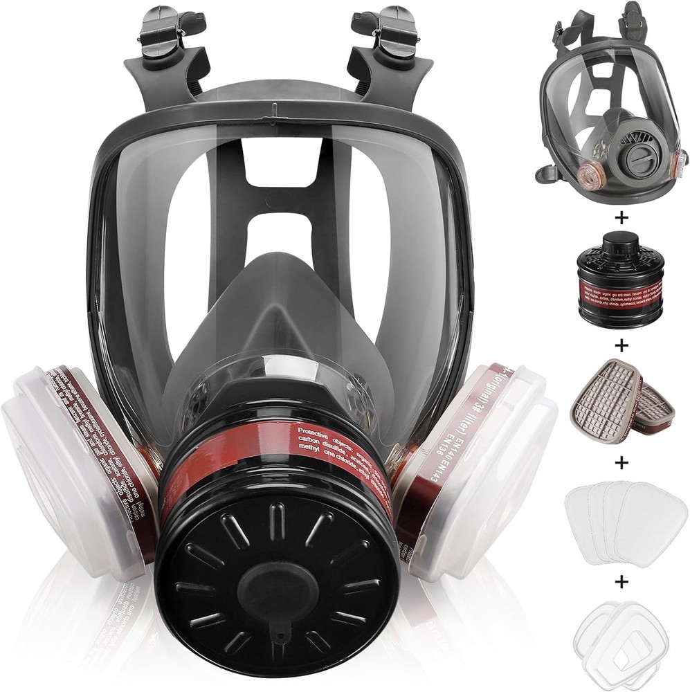 Survival Gas Mask with Activated Carbon Filter