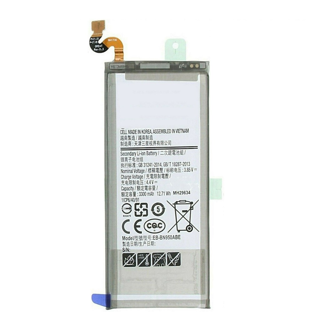 For Samsung Galaxy Note 8 Internal Battery EB-BN950ABA Replacement 3300mAh+Tools