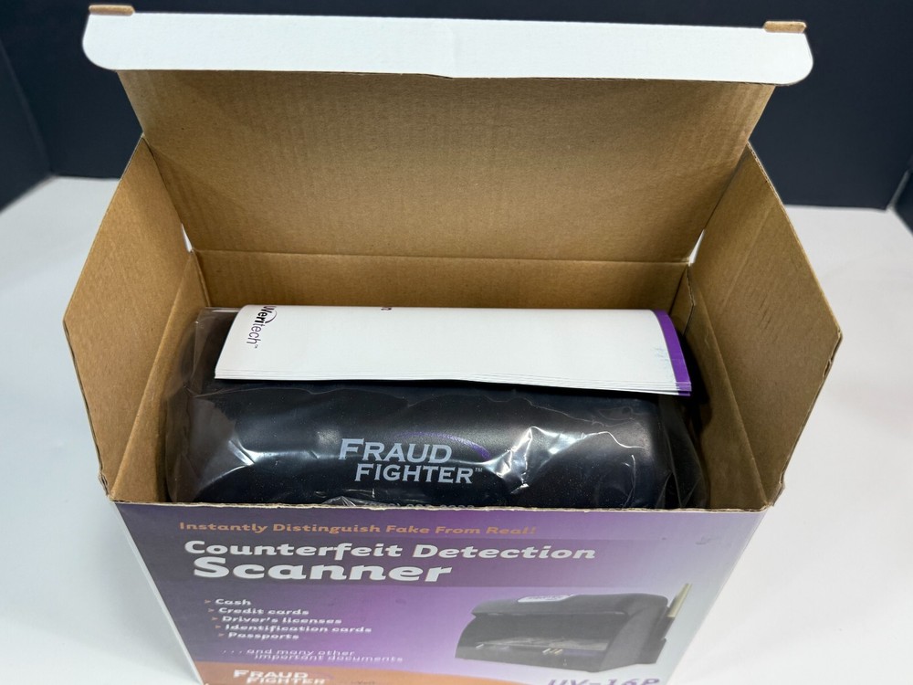 UVeritech UV-16P FRAUD FIGHTER Counterfeit Detection Scanner