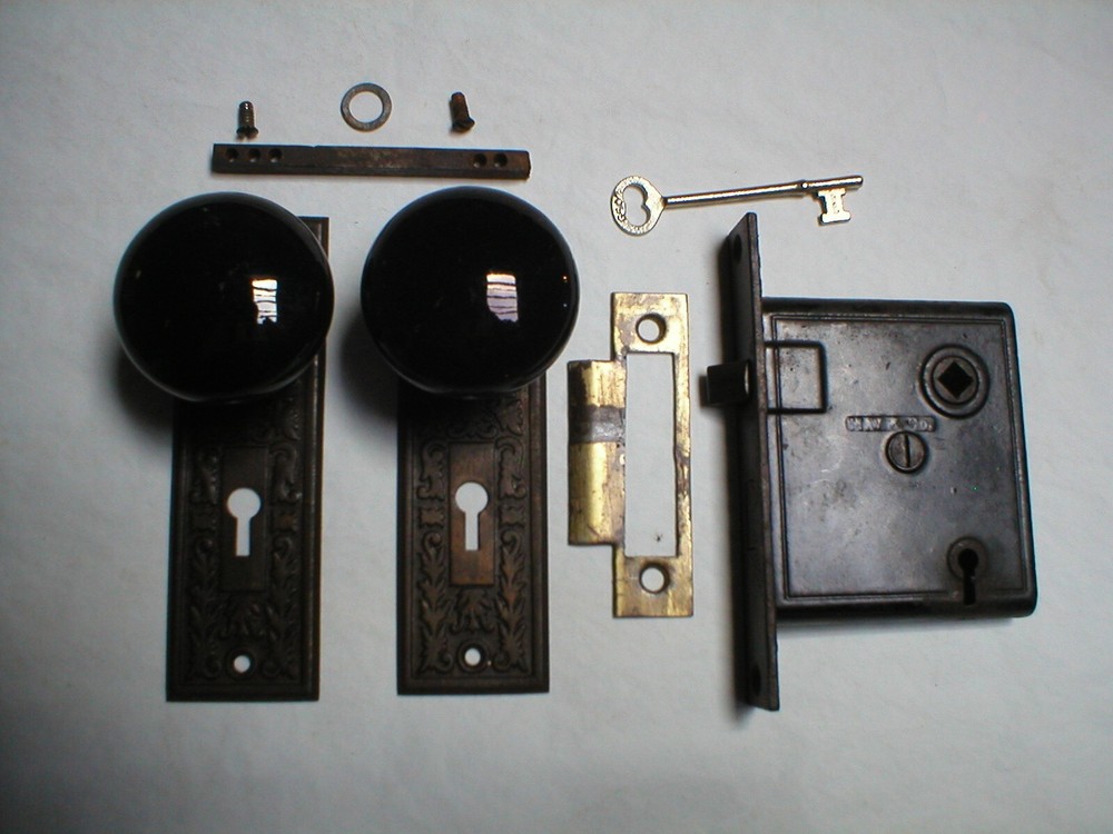 Antique Victorian Era Door Hardware