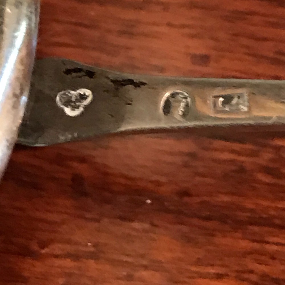 Antique Swedish 800 Silver Tea Strainer 1841