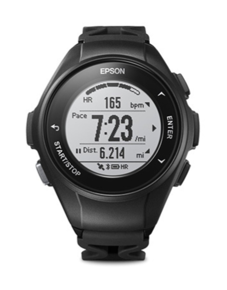 Epson ProSense 57 GPS Running Watch Multisport Digital View iPhone/Android READ!