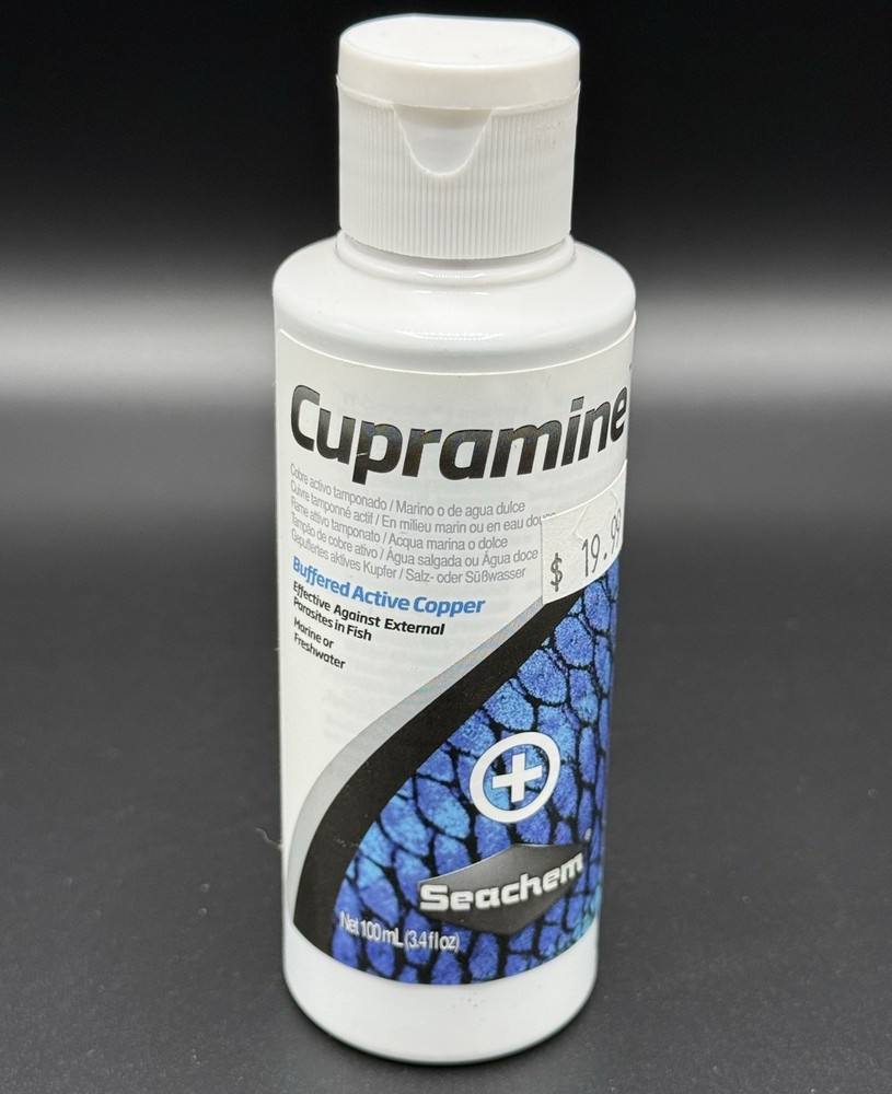 Seachem Cupramine Activated Copper For Aquariums 100ml
