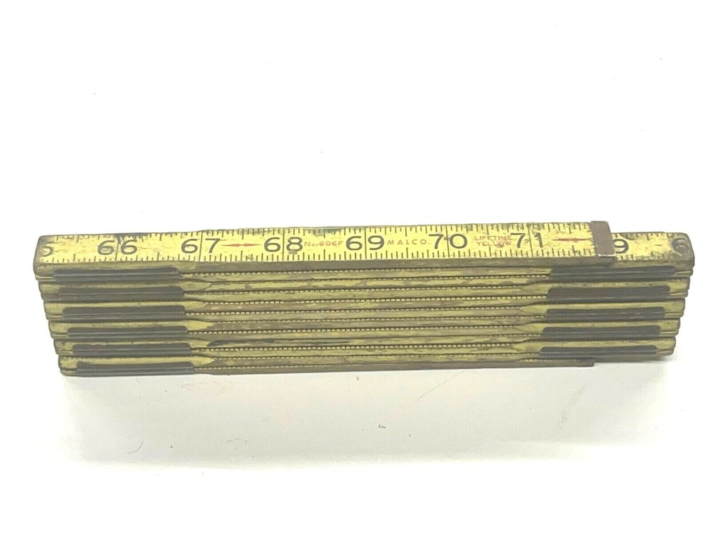 MALCO TOOLS 6’ FOLDING WOODEN RULE, 606F