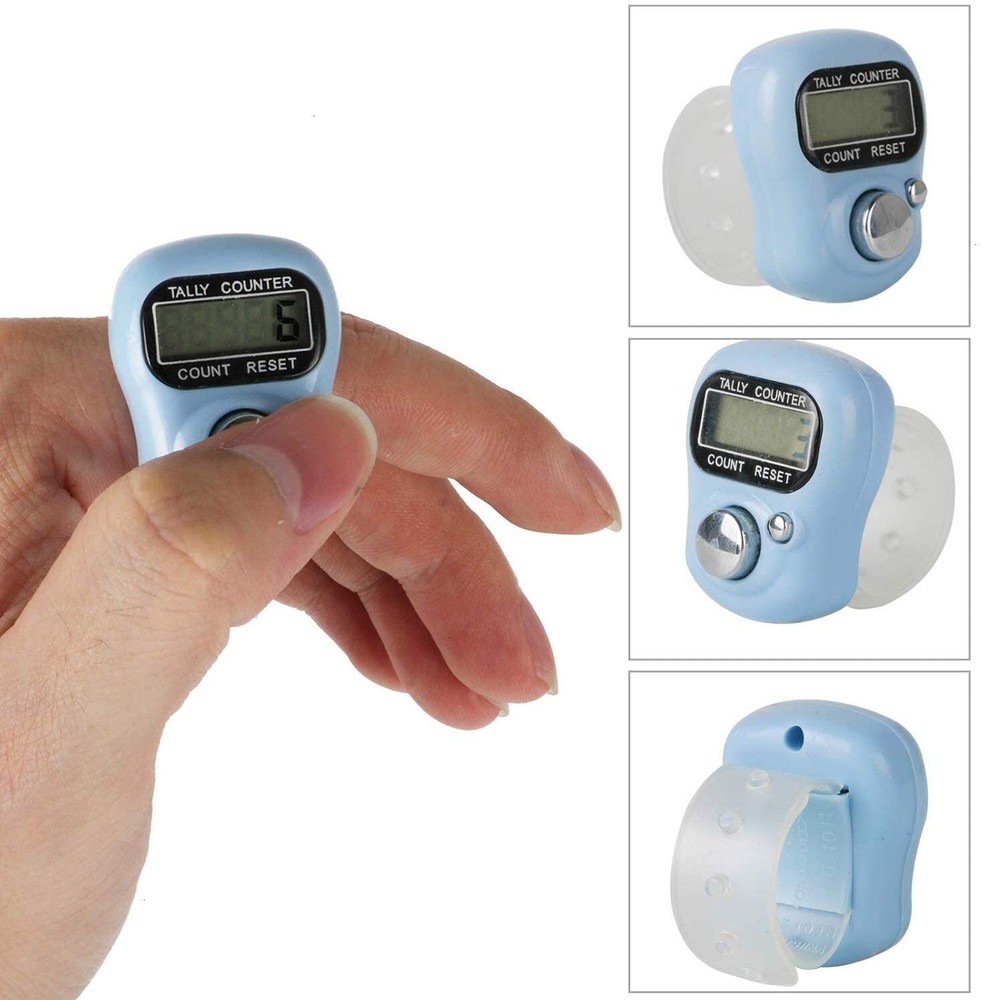Electronic Finger Counter 7 Pack 5 Digit LCD Display Resettable Hand Tally