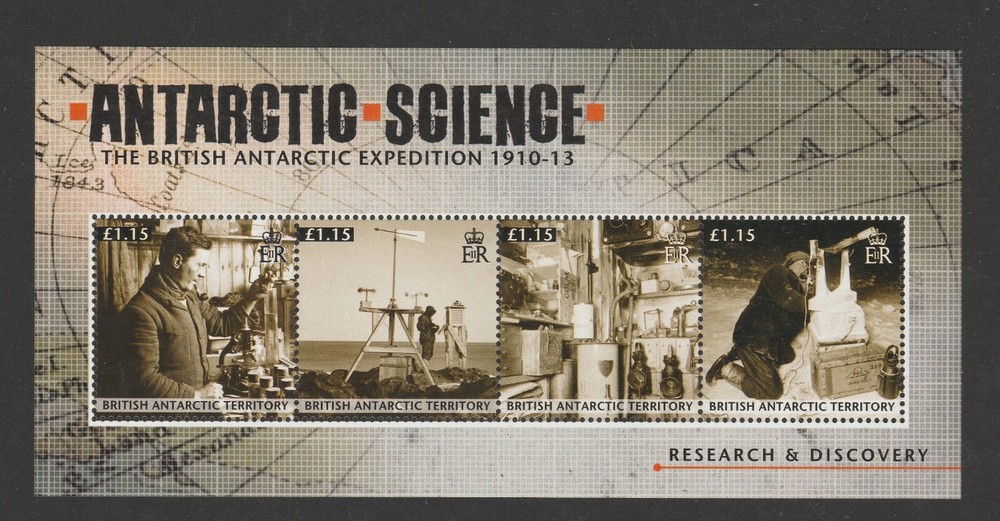 British Antarctic Territory 2011 Antarctic Science m/sheet SG MS 569 Mnh.