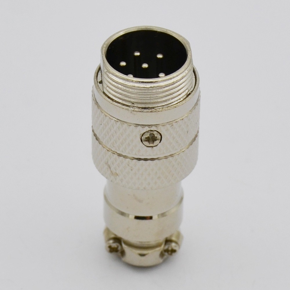 12x 6 Pin Male Microphone Panel Chassis Connector,B6P
