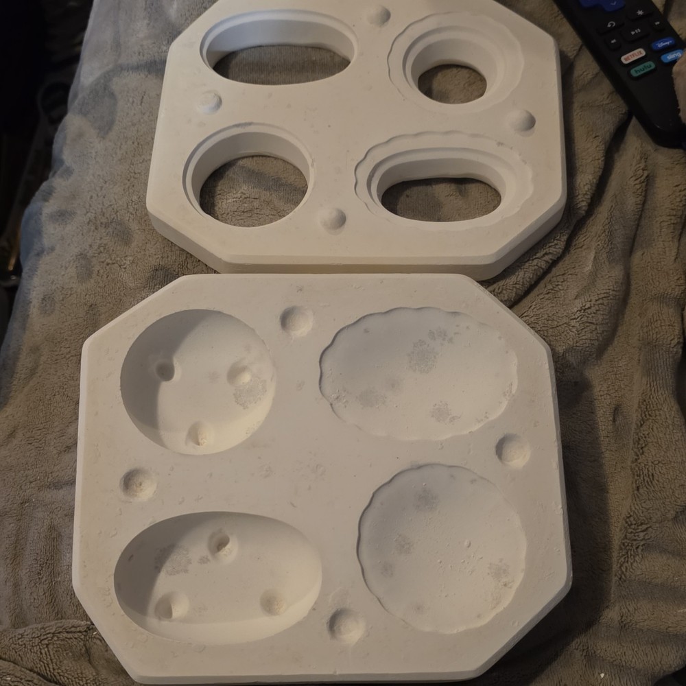 Byron 1915 Pin Boxes Plaster Ceramic Slip Casting Mold, Model 1915
