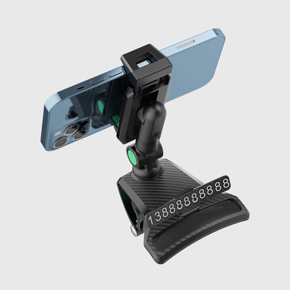 Car Dashboard Dash Mount Mobile Phone Holder GPS Stand Bracket Clip on Sun Visor