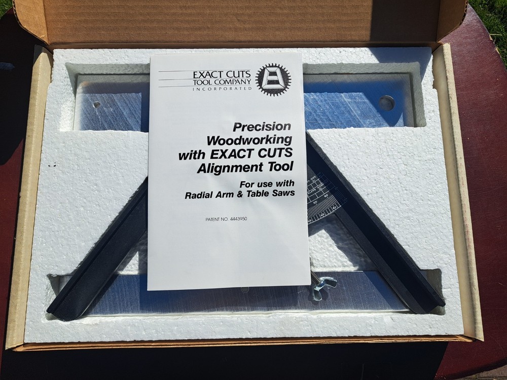 Exact Cuts Adjustable Square Use With Radial And Table Saws