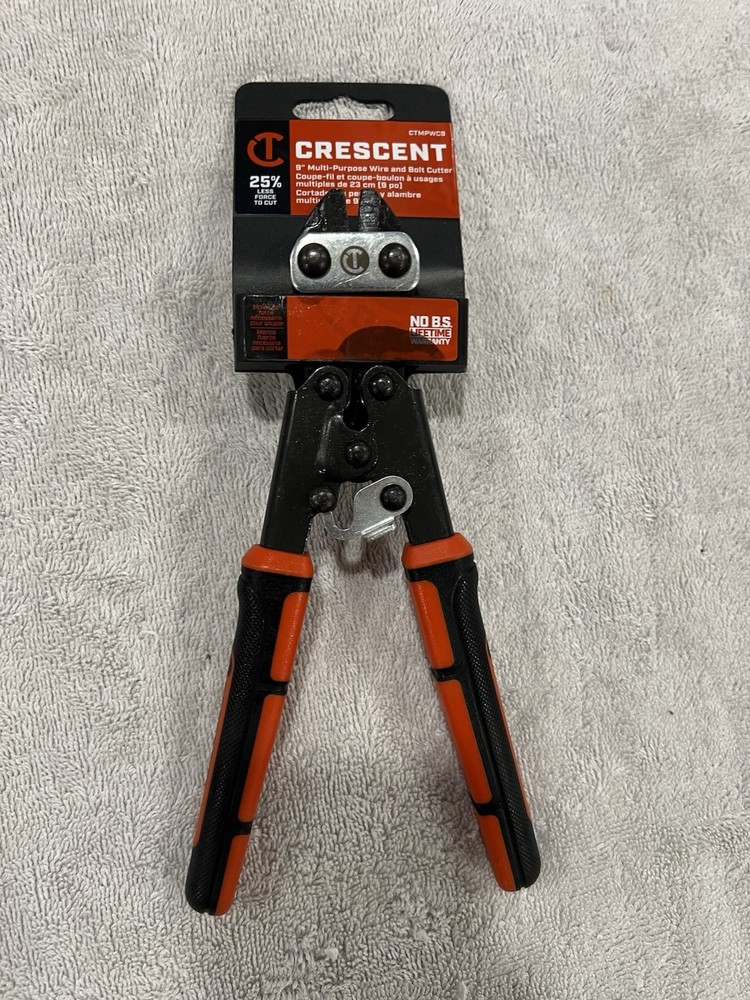 Wire Cutter. Bolt Cutter CTMPWC9  Crescent 9in Multi-Purpose