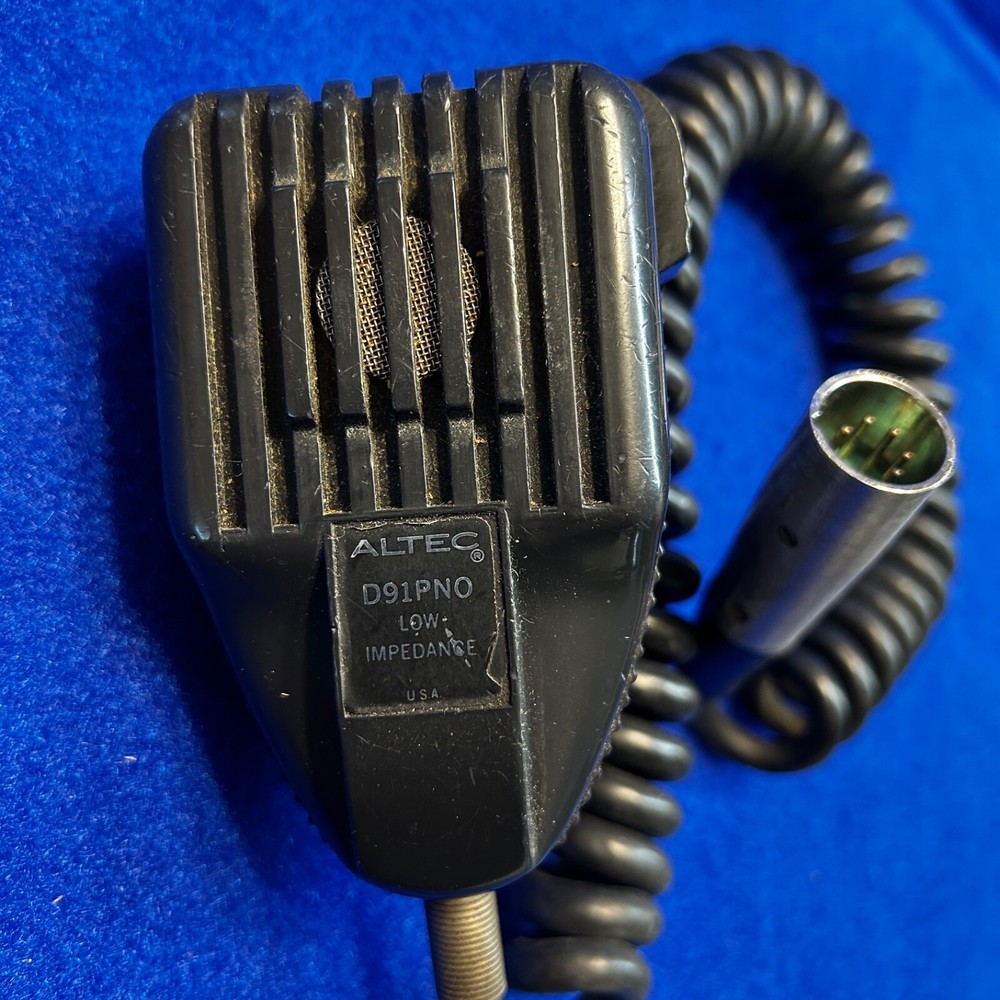5 PIN  Microphone/Mic hand held ALTEC D91PNO Low Impedance
