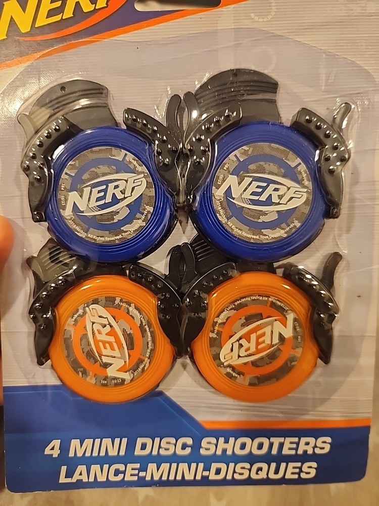NERF [2017] 4-Mini Disc Shooters Hasbro Deadstock Sealed