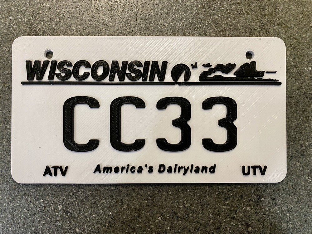 ATV/UTV Custom/Personalized License Plate