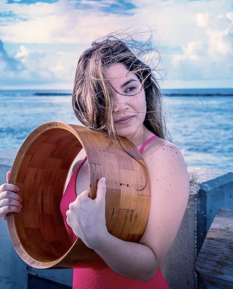 Snare Drum 13x5.5 - Segmented - Cedar wood