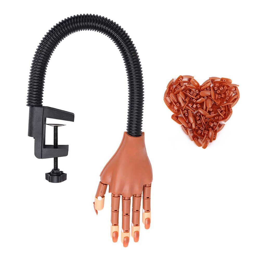 Nail Practice Finger Human Hand Structure Can Bent Freely Artificial Hand Model