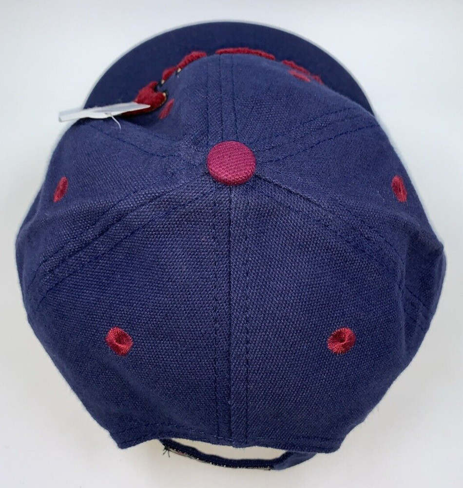 VTG Pebble Beach Golf Links Ahead Strapback Adjustable Hat Cap Dad Men Blue NWT