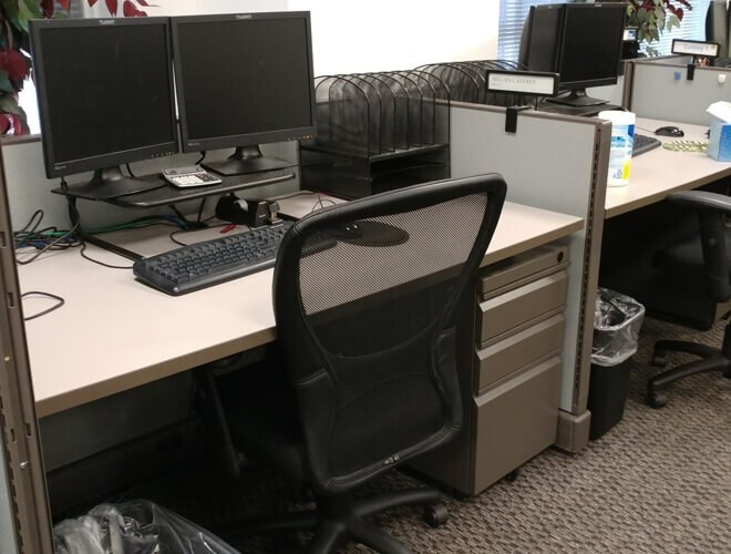 Open Plan O2 60x30 Used Cubicles