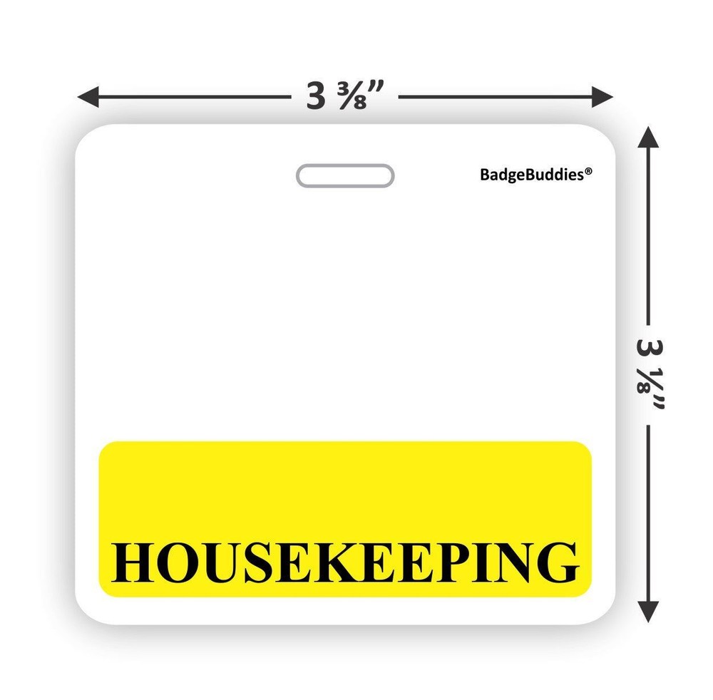 Housekeeping Horizontal Badge Buddy